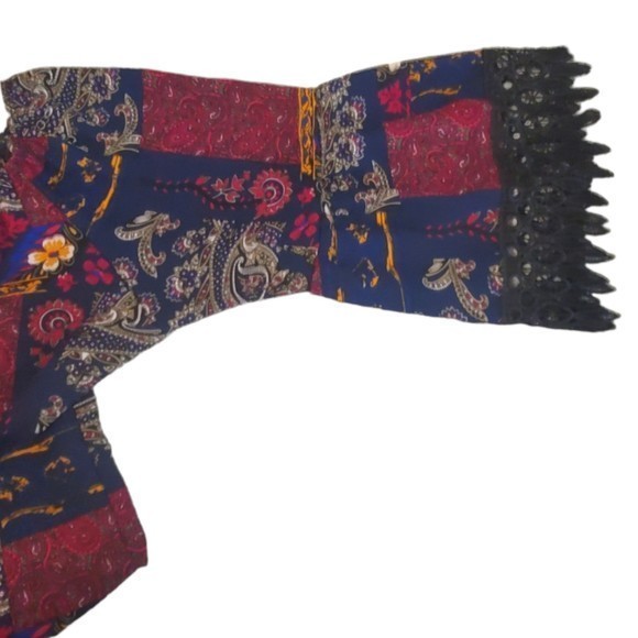 Joel Women's Patchwork Printed Boho‎ Tunic Top Sz XL - Picture 4 of 7